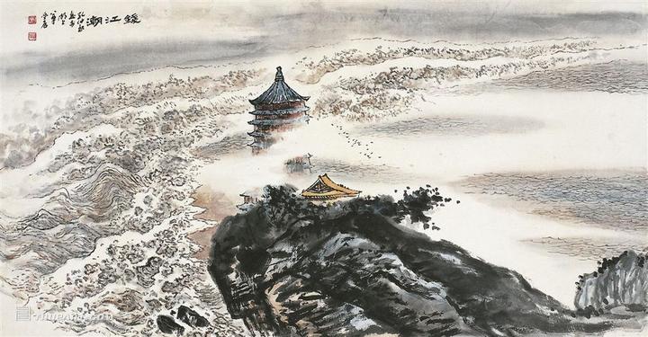 最爱画潮水:从武侠小说走向山水画之道